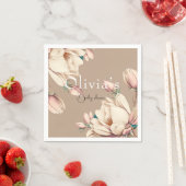 Zauberflora Serviette (Beispiel)