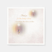 Zauberforen zur Geburtstagszeitung Napkins Serviette (Vorderseite)