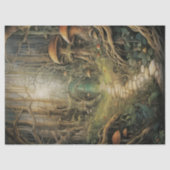 Zauberforst-Arch-Dekopulationspapier Seidenpapier (Vorderseite)