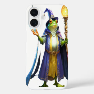 Zauberfrosch beim Zaubern iPhone 16 Hülle