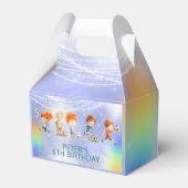 Zauberfußball Geburtstagsspiel Geschenkschachtel (Rückseite)