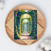 Zaubergarten | Blumenmuster Postkarte