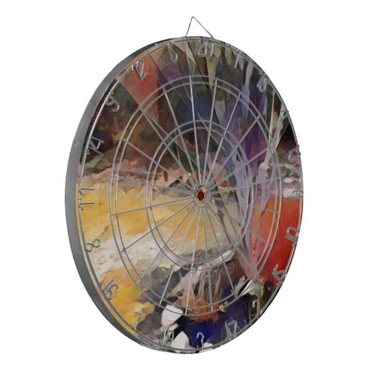 Zaubergarten Dartscheibe (Vorderseite Links)