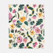 Zaubergarten Fleecedecke (Vorderseite)