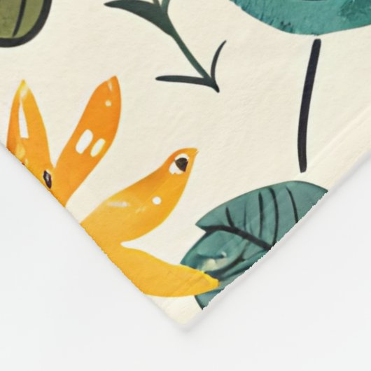 Zaubergarten Fleecedecke (Ecke)