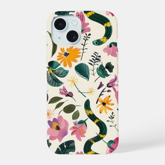 Zaubergarten iPhone 15 Hülle (Rückseite)