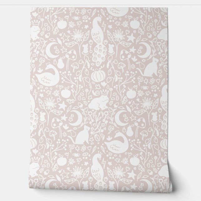 Zaubergarten Kinderzimmer Schlafzimmer Tapete (Abrollen)