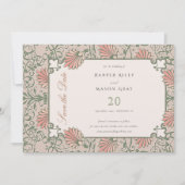 Zaubergarten Save the Date Hochzeit Einladung (Vorderseite)