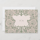 Zaubergarten Save the Date Hochzeit Einladung (Rückseite)