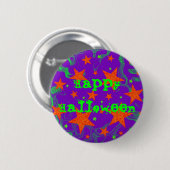 Zaubergebundenes 'Happy Halloween'-Abzeichen Button (Vorne & Hinten)