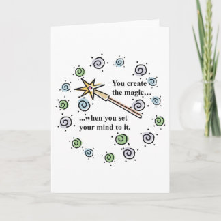Zaubergrüßkarte erstellen karte