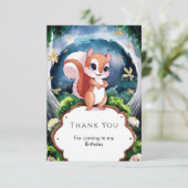 Zauberhafen Dankeskarte (Stehend Vorderseite)