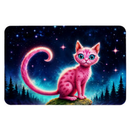 Zauberhaft blauer mit Augen Felin unter hellen Ste Magnet