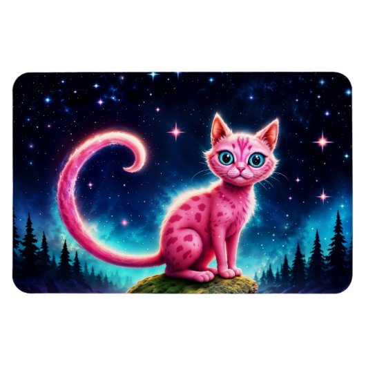 Zauberhaft blauer mit Augen Felin unter hellen Ste Magnet (Horizontal)