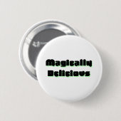 zauberhaft köstlich button (Vorne & Hinten)