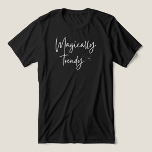 Zauberhaft trendy mit Wand, Sternen und Glitzern w Tri-Blend Shirt