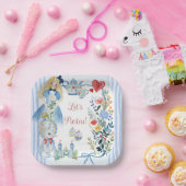 Zauberhafte Alice im Wunderland Garden Paper Napki Pappteller (Party)