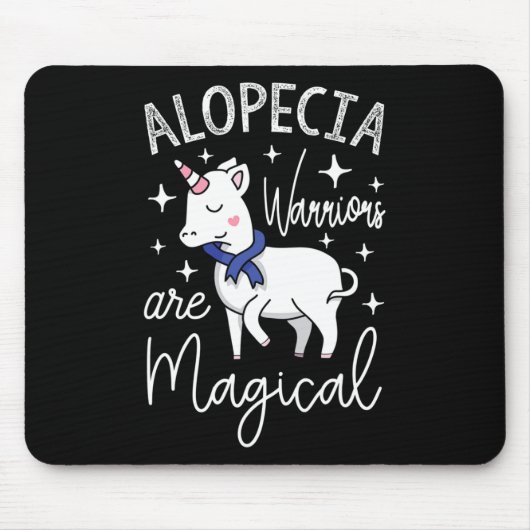 Zauberhafte Alopezie-Krieger Mousepad (Vorne)