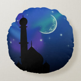 Zauberhafte arabische Nächte - Rundkissen Rundes Kissen
