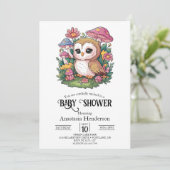 Zauberhafte Babydusche Einladung (Stehend Vorderseite)