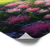 Zauberhafte Blooms: Ein magisches Tal Poster (Ecke)