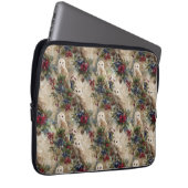 Zauberhafte Blumen-Eule Laptopschutzhülle (Vorne Rechts)