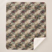 Zauberhafte Blumen-Eule Sherpadecke (Vorderseite)