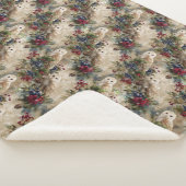 Zauberhafte Blumen-Eule Sherpadecke (3/4)