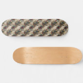 Zauberhafte Blumen-Eule Skateboard (Horizontal)