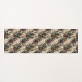 Zauberhafte Blumen-Eule Yogamatte (Vorderseite (Horizontal))