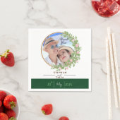 Zauberhafte Blumen Hochzeit Serviette (Beispiel)