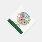 Zauberhafte Blumen Hochzeit Serviette (Ecke)