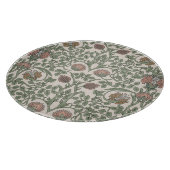 Zauberhafte Blumenbilder Vintag: Retro-Wallpaper. Schneidebrett (Ecke)