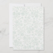 Zauberhafte Blumenburg Einladung (Rückseite)