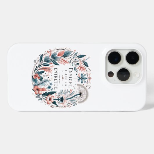 Zauberhafte Blumenpracht Case-Mate iPhone Hülle (Rückseite (Horizontal))