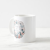 Zauberhafte Blumenpracht Kaffeetasse (Vorderseite Links)