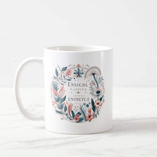 Zauberhafte Blumenpracht Kaffeetasse (Links)