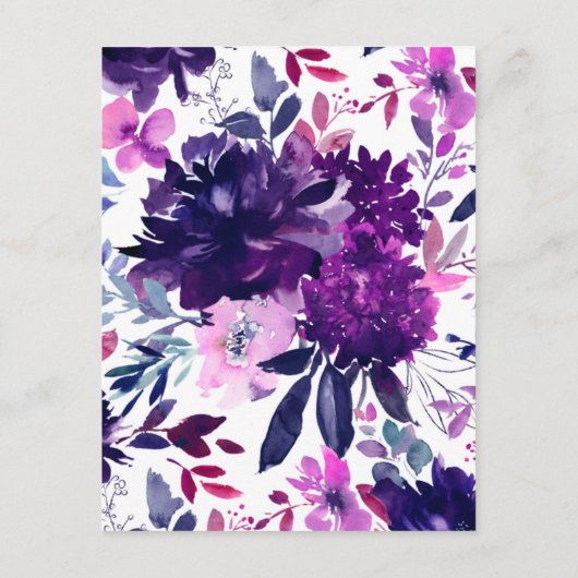 Zauberhafte Blumenrübe Begleitkarte (Rückseite)