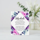 Zauberhafte Blumenrübe Begleitkarte (Stehend Vorderseite)