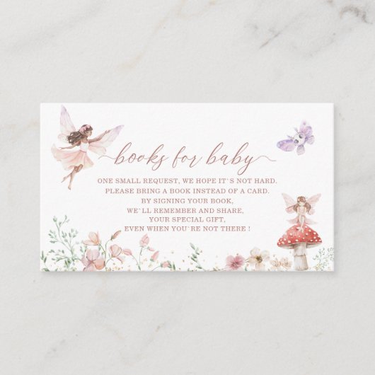 Zauberhafte Blumenzauber-Märchenschau Princess Bab Begleitkarte (Vorderseite)