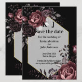 Zauberhafte Blüten Save The Date (Vorne/Hinten)