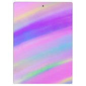 Zauberhafte Einhorn-funkelnde Silberstars Klemmbrett (Rückseite)