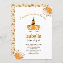 Zauberhafte Einhorn-Herbst Halloween-Party