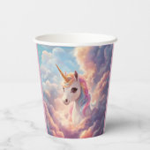 Zauberhafte Einhorn-Party-Tasse Pappbecher (Rückseite)