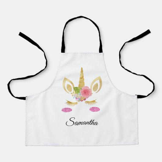 Zauberhafte Einhornfront Schürze (Vorderseite)