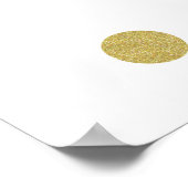 Zauberhafte Einhornkugel Rainbow Unicorn Hintergru Poster (Ecke)