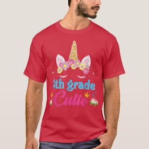 Zauberhafte Einhornmädchen der achten Süsse Zurück T-Shirt