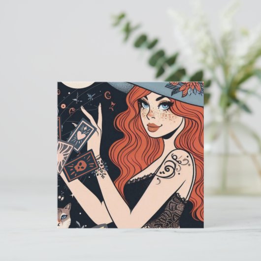 Zauberhafte Einladung (Stehend Vorderseite)