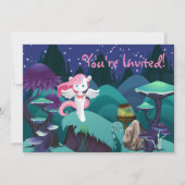 Zauberhafte Einladung zum Geburtstag (Vorderseite)
