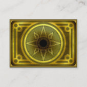 Zauberhafte Fantasiekarte Visitenkarte (Rückseite)